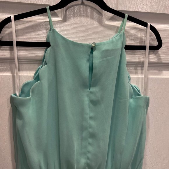 IZ Byer Scallop Edge A-Line Dress, Size L - Picture 7 of 8